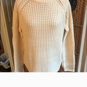 Sahalie Cream Cowl Neck Sweater